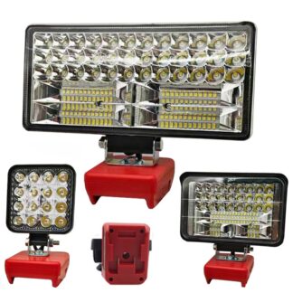 Power Tool Parts For M18 LED Work Lights Flashlights Electric  Spotlight USB Power Bank For Milwaukee 18V  Li-ion Battery