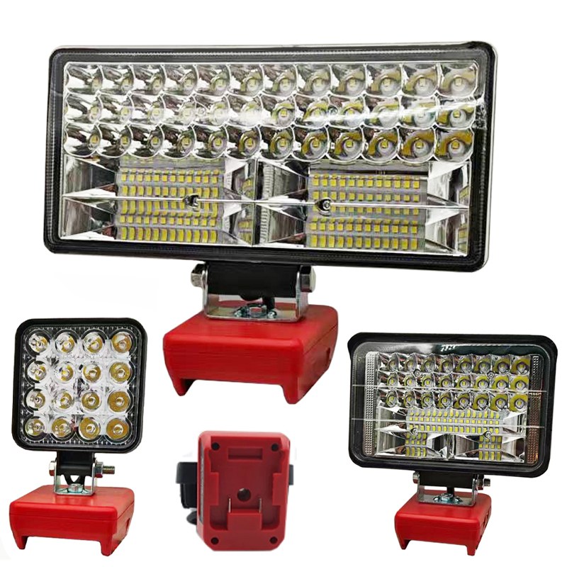 Power Tool Parts For M18 LED Work Lights Flashlights Electric Spotlight USB Power Bank For Milwaukee 18V Li-ion Battery