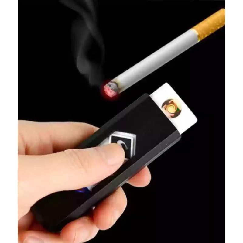 Home range Lighter Portable Wireless Rechargeable Electronic Stylish Cigarette Lighter (Black) Cigarette Lighter (Black)