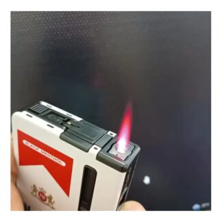 10 pics Case Holder Automatic Storage Box Metal lighter WindProof