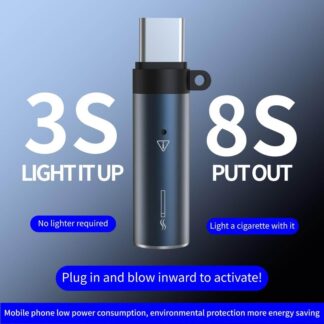 Smart Universal USB-C Cigarette Lighter for Mobile Phones
