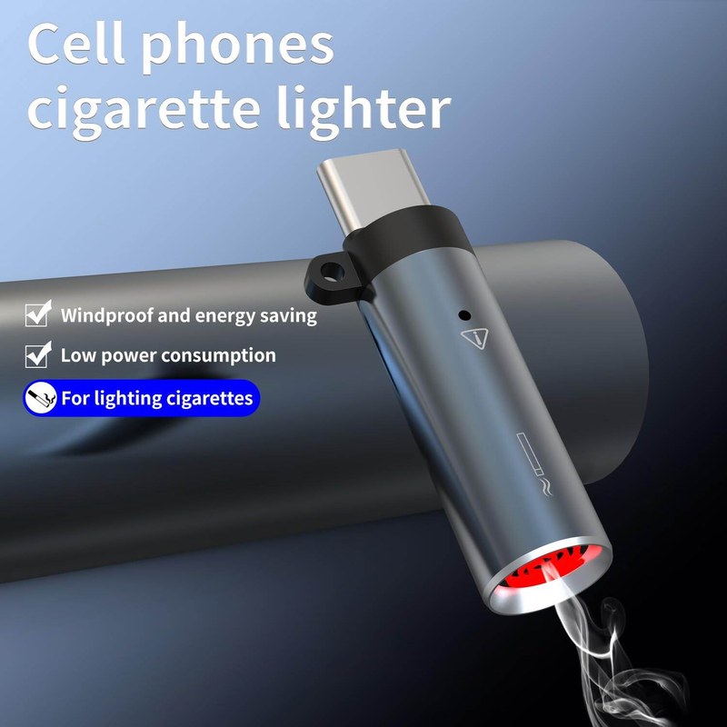 Smart Rechargeable USB Cigarette Lighter for Smartphones