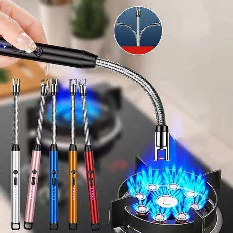 Rechargeable USB Electric Lighter for Candle, Camping, BBQ Arc Plasma USB Rechargeable Lighter