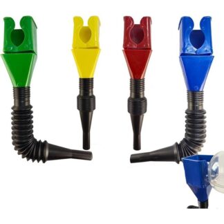 1 PCS Funnels for Automotive Use, Oil Funnel for Oil Change, Wide Mouth Fuel Funnels, Plastic Long Neck Car Oil Funnels, Snap Funnel, Flexible Right Angle Funnels for Gasoline/Cool