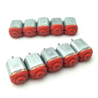 10pcs Micro 130 DC Motor Strong Magnetic Carbon brush DC 3V -12V 25000 RPM Cars Toys Electric Motor, High Speed Torque DIY Remote Control Toy Car Hobby Motor, Metal Car Engine Moto