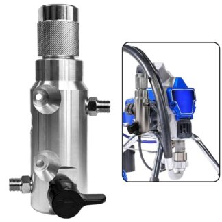 15G455 Fluid Filter Manifold Sprayer Filter Assembly Return Valve Pump Assembly Fits for Graco 390/395/490/495/595 Return Valve