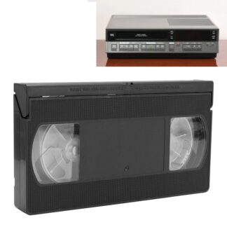 VCR Head Cleaner VCR VHS Head Cleaner Reusable Video Player Head Cleaning Tool Dry Technology No Fluid Required VHS Head Cleaner