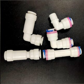 Check Valve One-way Valve reflux non-return Valve prevent fluid backflow 1/8 External thread 1/4 Quick Connector RO Purifier