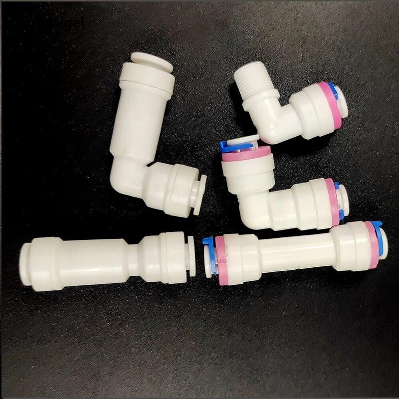 Check Valve One-way Valve reflux non-return Valve prevent fluid backflow 1/8 External thread 1/4 Quick Connector RO Purifier