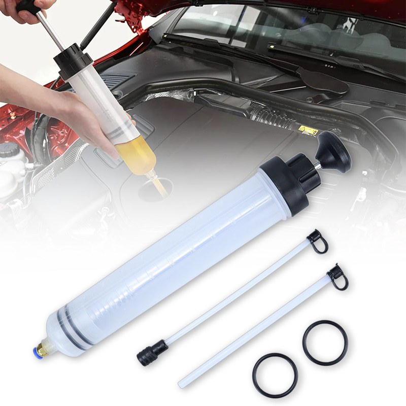 【Hot-Selling】 500CC / 200CC Car Oil Extractor Pump, Gear Oil, and Brake Fluid Extractor, Auto Vacuum Fuel Transfer Hand Pump