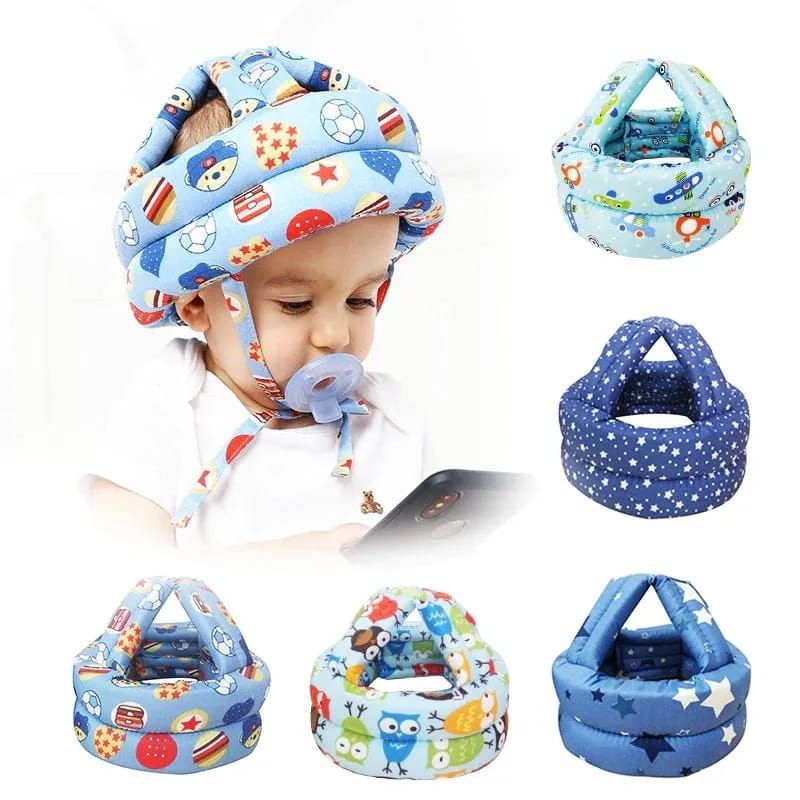 Cap Helmet To Protect The Baby'S Head,Baby Helmet Toddler Head Protector Baby Toddler Anti-Collision Cap Adjustable Child Safety Soft Helmet Toddler Anti-Fall Pad-Safety