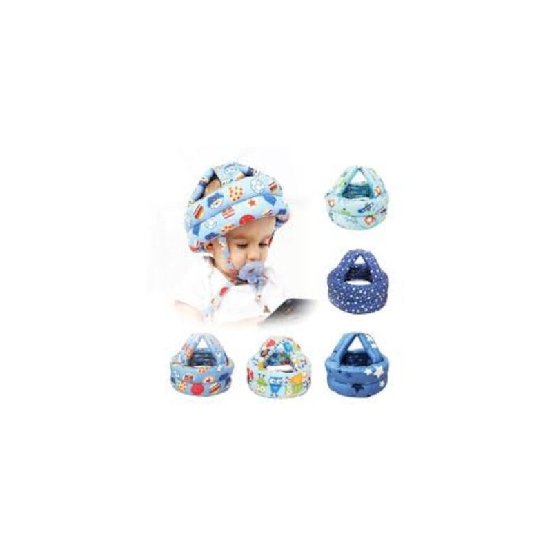 Cap Helmet To Protect The Baby'S Head,Baby Helmet Toddler Head Protector Baby Toddler Anti-Collision Cap Adjustable Child Safety Soft Helmet Toddler Anti-Fall Pad-Safety Caps-Safet