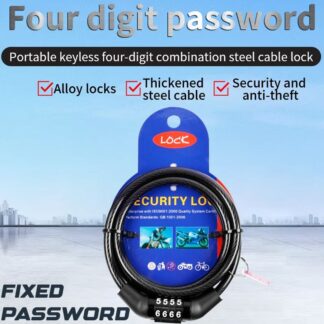 Password Lock for Helmet Safety - cycle accessories