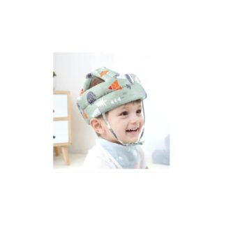 Baby Safety Helmet Protector Adjustable Harness Head Protector without Bumps Head Cushion Safety Helmet D Leathers -Mulicolor