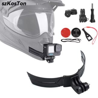 Motorcycle Helmet Chin Mount For  OSMO Action 6/5/4/3  13 12 11 10 9 8 Full Face Camera Holder Riding Gear Accessory