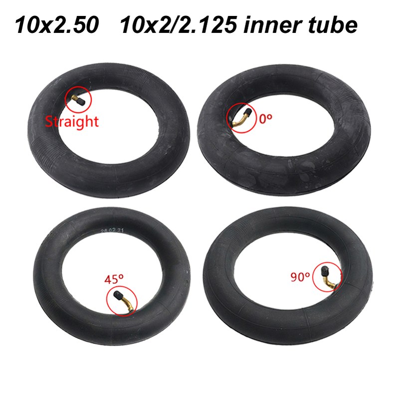 10 Inch 10x2/2.125 10x2.50 Inner Tube for 10x2 255x80 10x3.0 80/65-6 Tire Electric Scooter Balance Bike Tyre