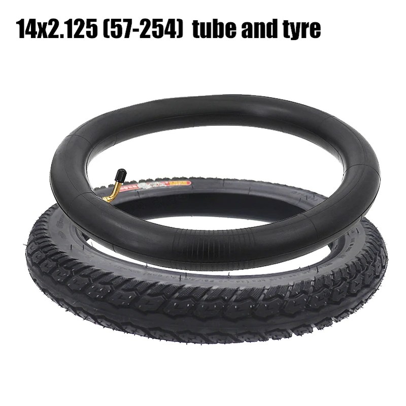 14x2.125 Tire 57-254 Tyre Inner Tube for 14'' Electric Vehicle Pneumatic Wheel Tyre 14* 2.50 / 14x2.5 Electric Bicycle Tyre