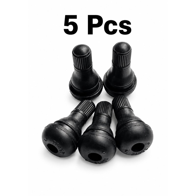 5 Pcs Tubeless Tire Valve Stem | Universal Tyre Air Valve for Car & Bike (412)